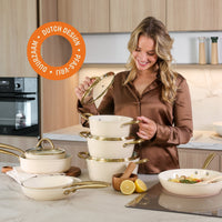 Cook & Pan Vanilla Koekenpan 24 cm