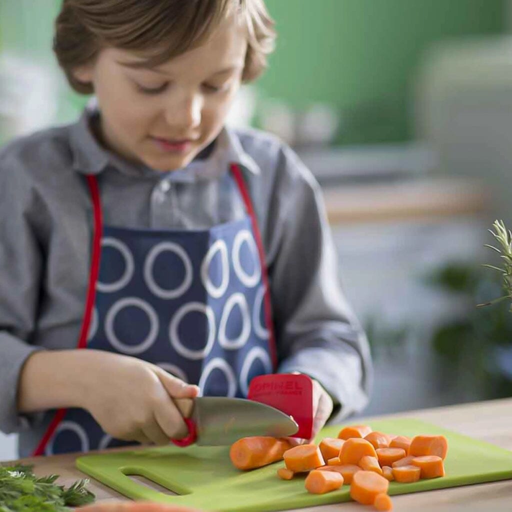 Opinel - Le Petit Chef Kinder Koksmes met Vingerbeschermer Opinel 