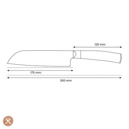 Richardson Sheffield - Midori Santoku mes 17,5 cm Santokumes Richardson Sheffield 