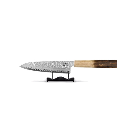 Shinrai Knives - Jōnetsu Damascus Santoku mes 18 cm Santokumes Shinrai Knives 