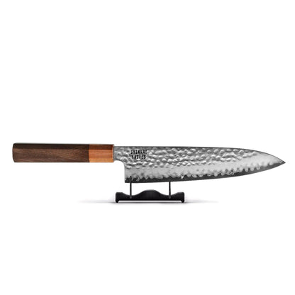 Shinrai Knives - Kigami Exclusive Damascus 3-delige set - Koksmes + Nakiri + Schilmes Messenset Shinrai Knives 