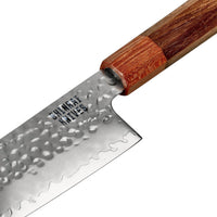 Shinrai Knives - Kigami Exclusive Damascus 3-delige set - Koksmes + Santoku + Schilmes Messenset Shinrai Knives 