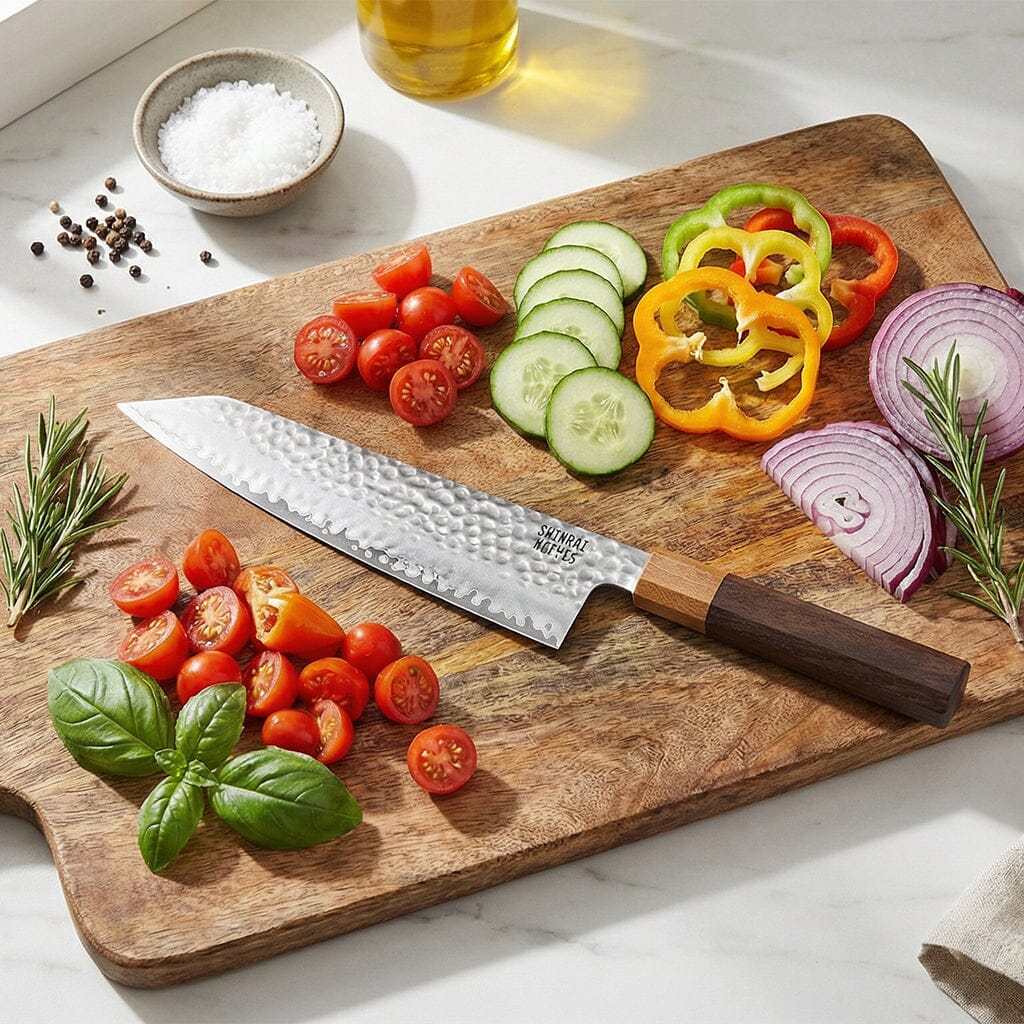 Shinrai Knives - Kigami Exclusive Damascus 7-delige messenset Messenset Shinrai Knives 