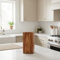 Shinrai Knives - Magnetisch Messenblok Rotate - Acaciahout Magnetisch messenblok Shinrai Knives 