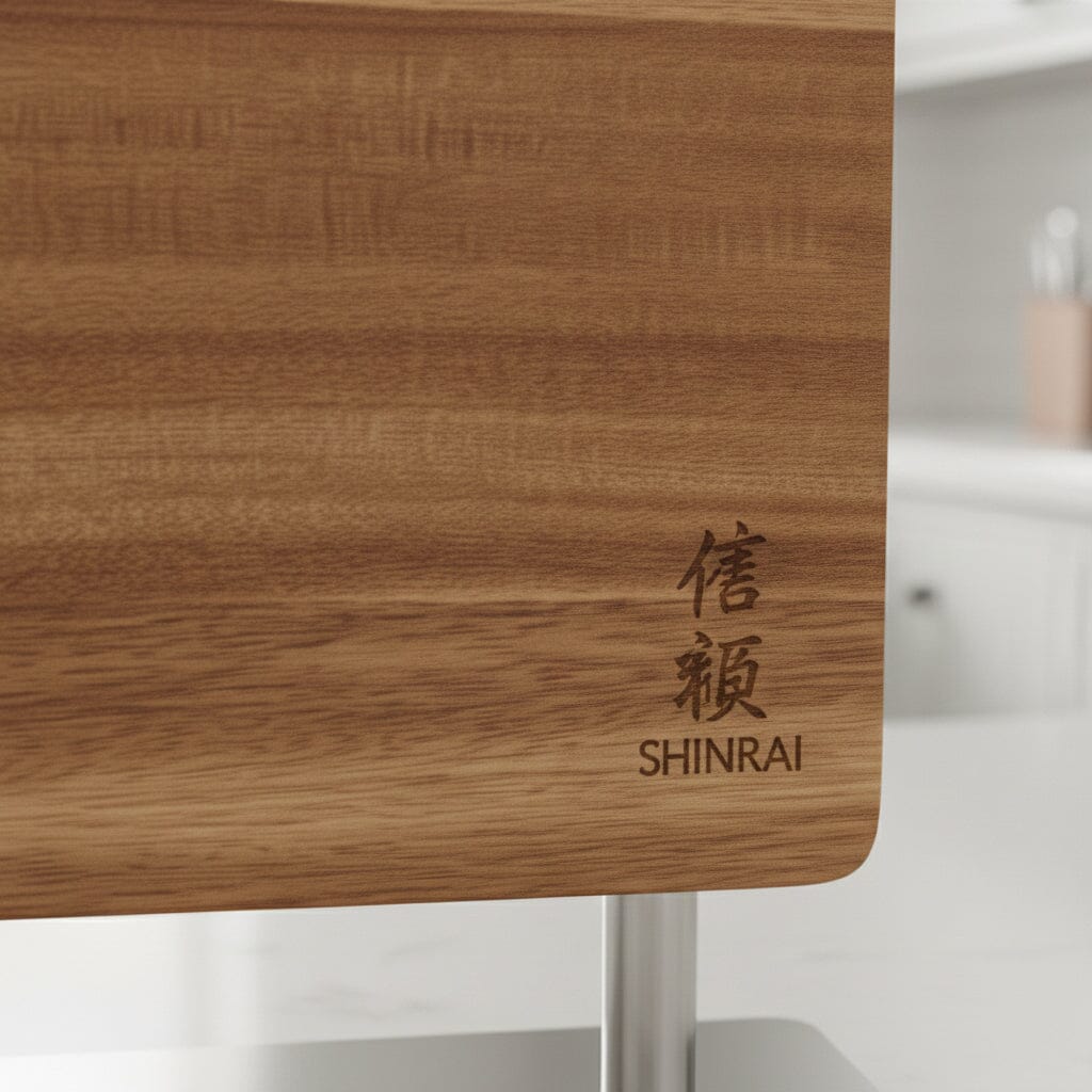 Shinrai Knives - Magnetisch Messenblok Stans - Acaciahout Magnetisch messenblok Shinrai Knives 