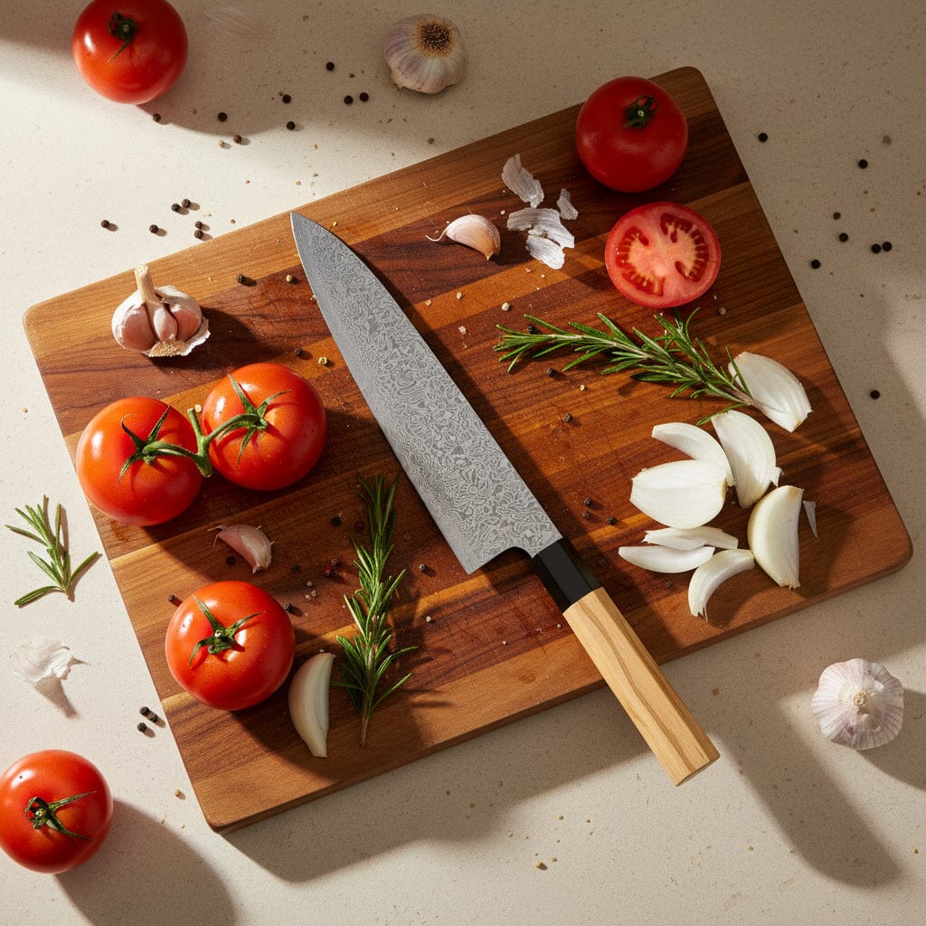 Shinrai Knives - Takumi Kaza Damascus Koksmes 20 cm Koksmes Shinrai Knives 