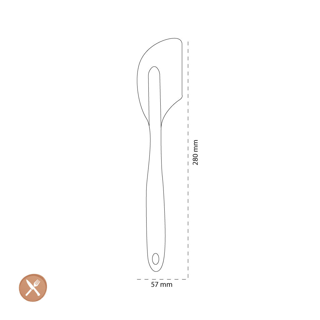 Tools2Cook - Silikonspatel Salbeigrün