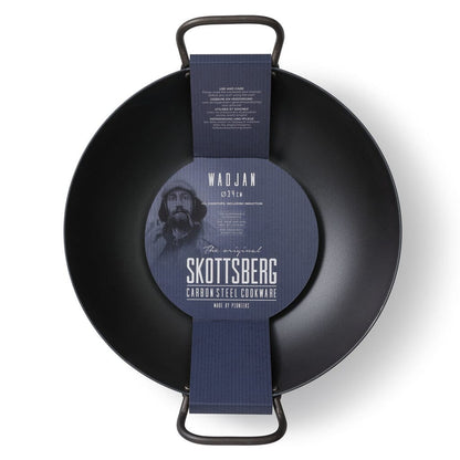Skottsberg - Carbon Steel Wadjan 33 cm Wokpan Skottsberg 
