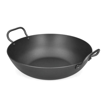 Skottsberg - Poêle Wok Wadjan 33 cm en acier au carbone Skottsberg