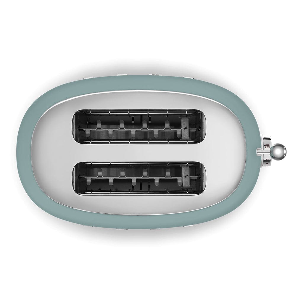 Smeg - Broodroosters | Emerald Green | Jaren 50 | Toaster 2x2 Broodrooster Smeg 