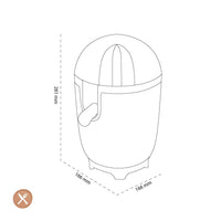 Smeg - Citruspers | Zwart | Jaren 50 | Citrus Juicer Citruspers Smeg 