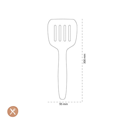 Outils2Cook - Spatule de Cuisson en Silicone Gris Muscade