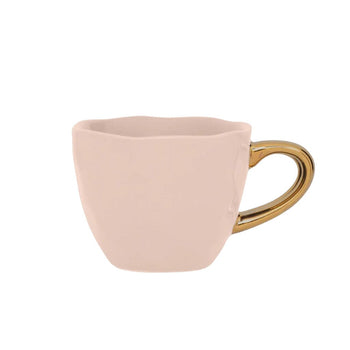 Culture de la nature en ville - Bonjour - Tasse à expresso - Vieilles tasses à expresso roses Culture de la nature en ville