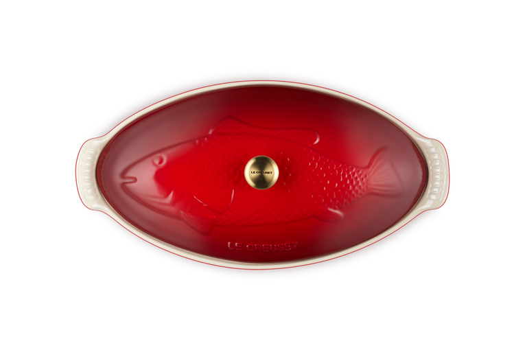 Le Creuset - Auflaufform Fisch 'Cherry Red'