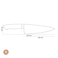 Zwilling - Bob Kramer Stainless - Koksmes 200 mm Zwilling 