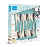 Amefa - Austin 6 Theelepels - Mat Champagne Bestekset Amefa 
