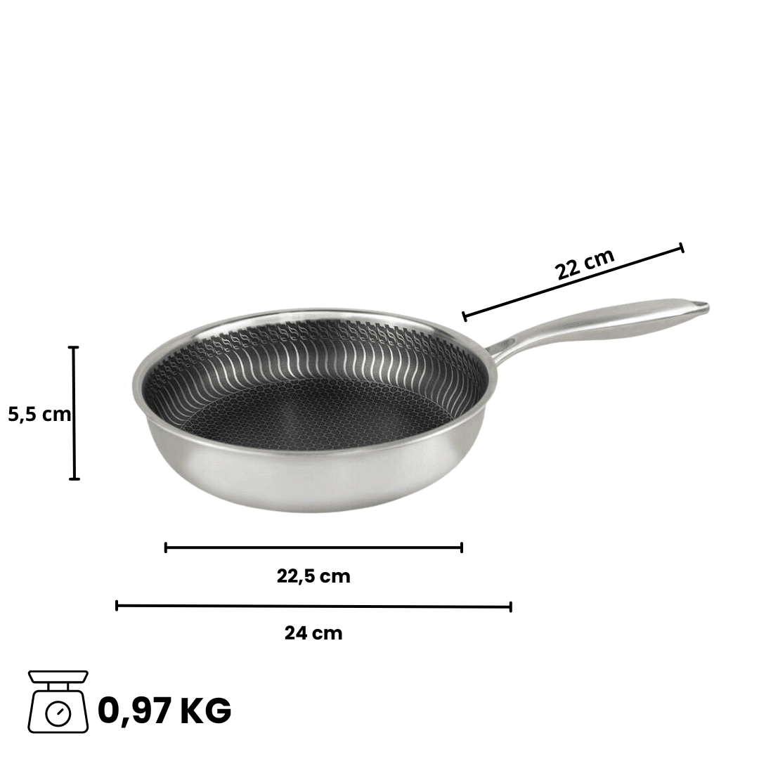 By C&P - Honey Koekenpan 24 cm By C&P 